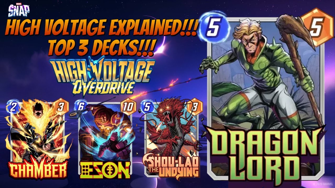 High Voltage Overdrive Guide! Rules, Rewards & Top 3 Decks + Season Pass Giveaway | Marvel SNAP