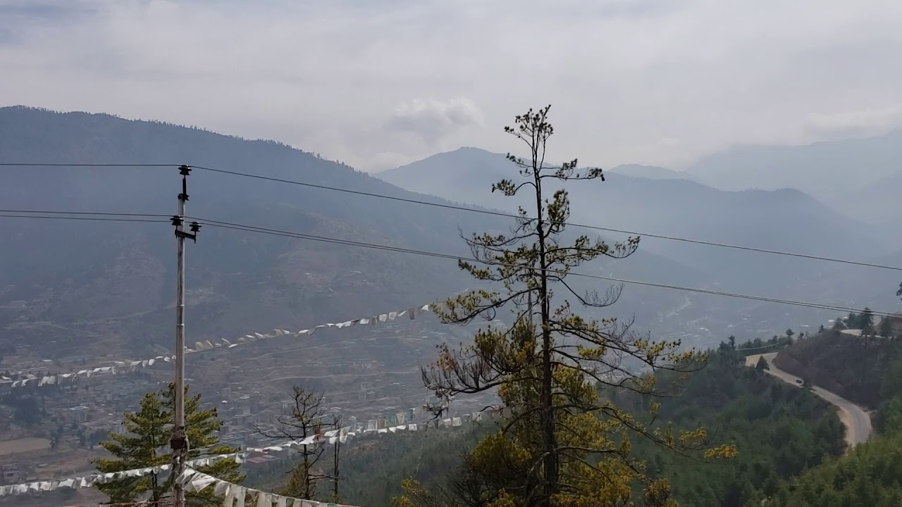 Hiking Kuenselphodrang Nature Park above Thimphu, Bhutan
