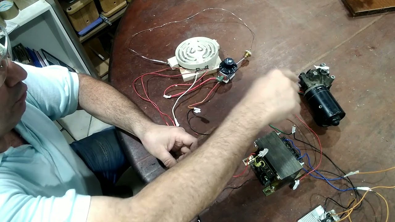 Coladeira de fita de borda parte elétrica passo a passo..