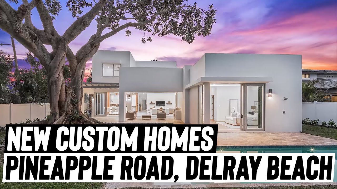 New Custom Homes, Pineapple Road, Delray Beach