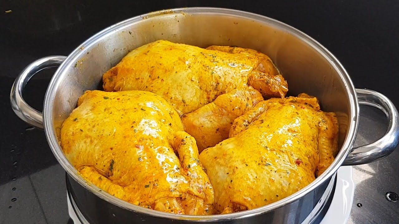 الدجاج المبخر في الكسكاس بالدغميرة على حقو و طريقو 👌
