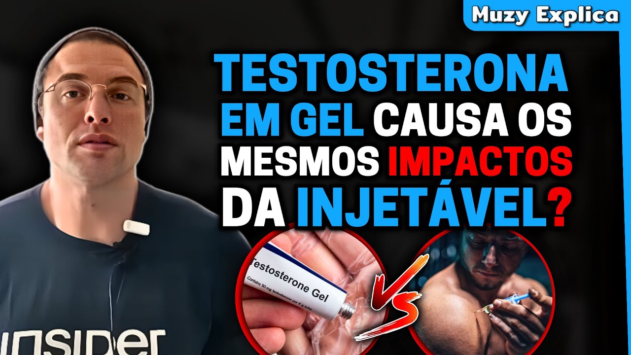 TESTOSTERONA EM GEL OU INJETÁVEL? | Muzy Explica