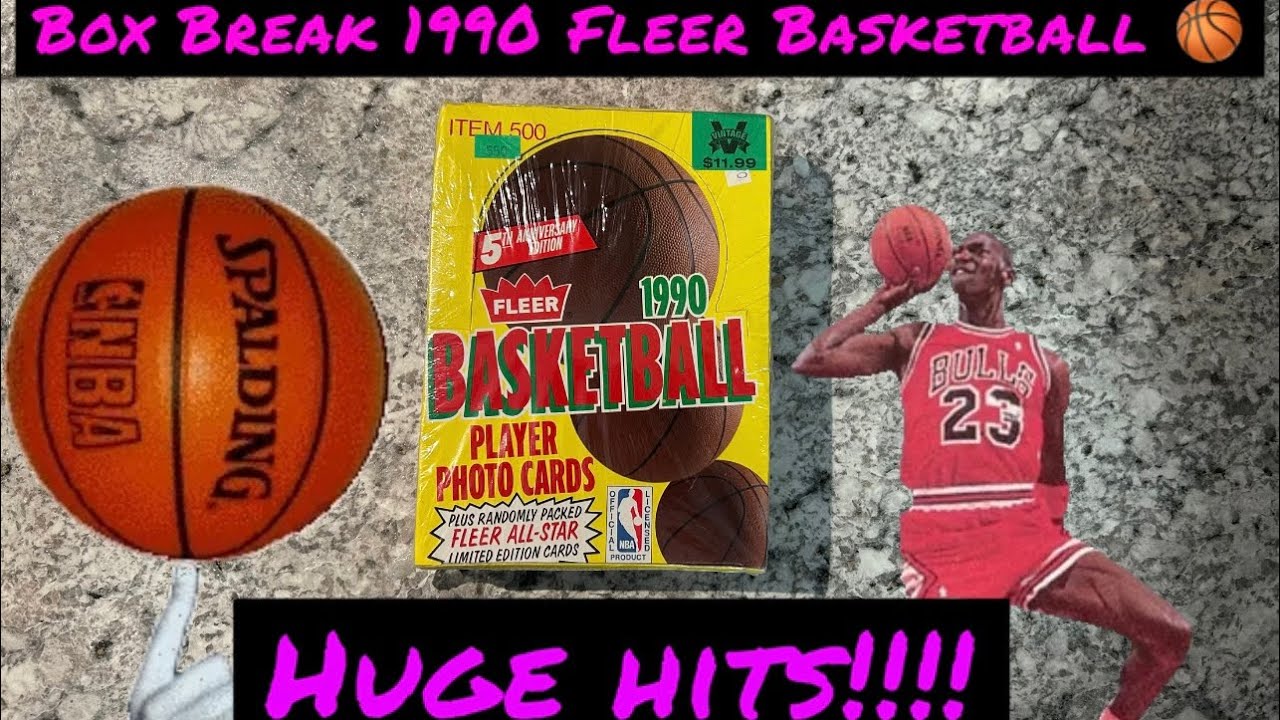 📦Box Break! 1990 Fleer Basketball🏀 Great Hits!