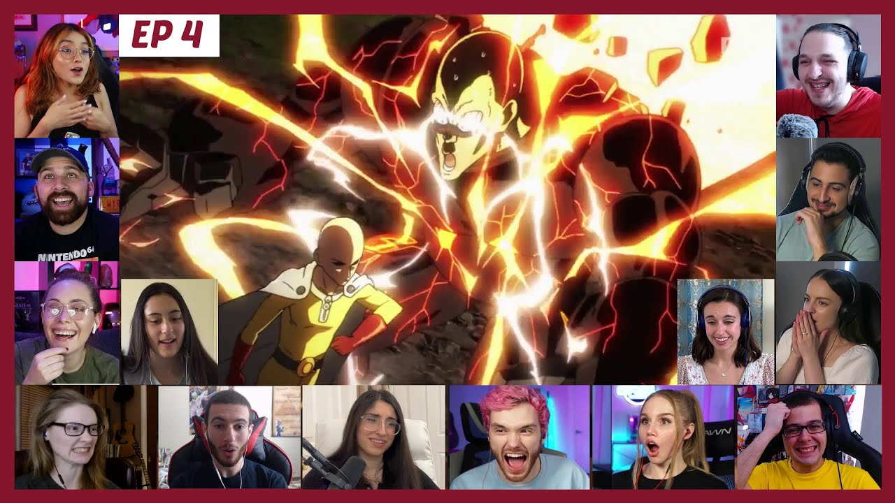 One Punch Man Season 1 Episode 4 Reaction Mashup | ワンパンマン Ep 4