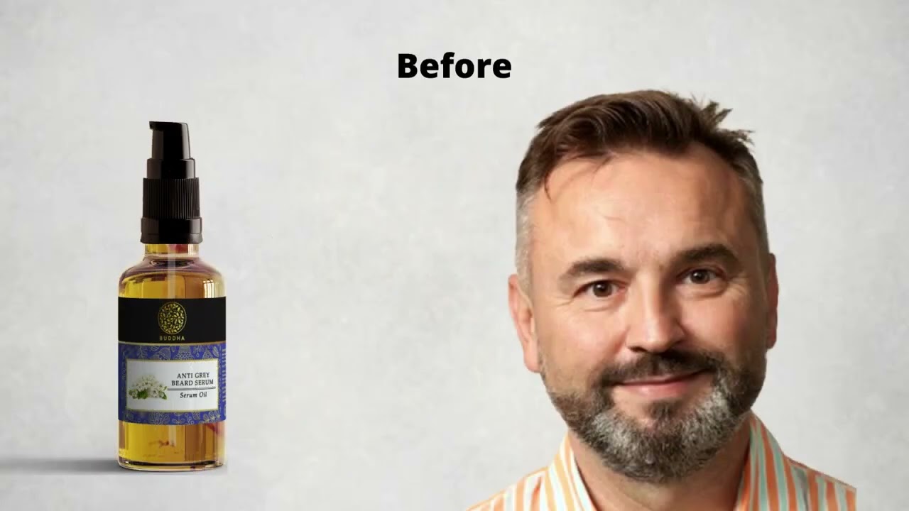 Anti Grey Beard Serum Oil &ndash; Restore Your Natural Beard Color