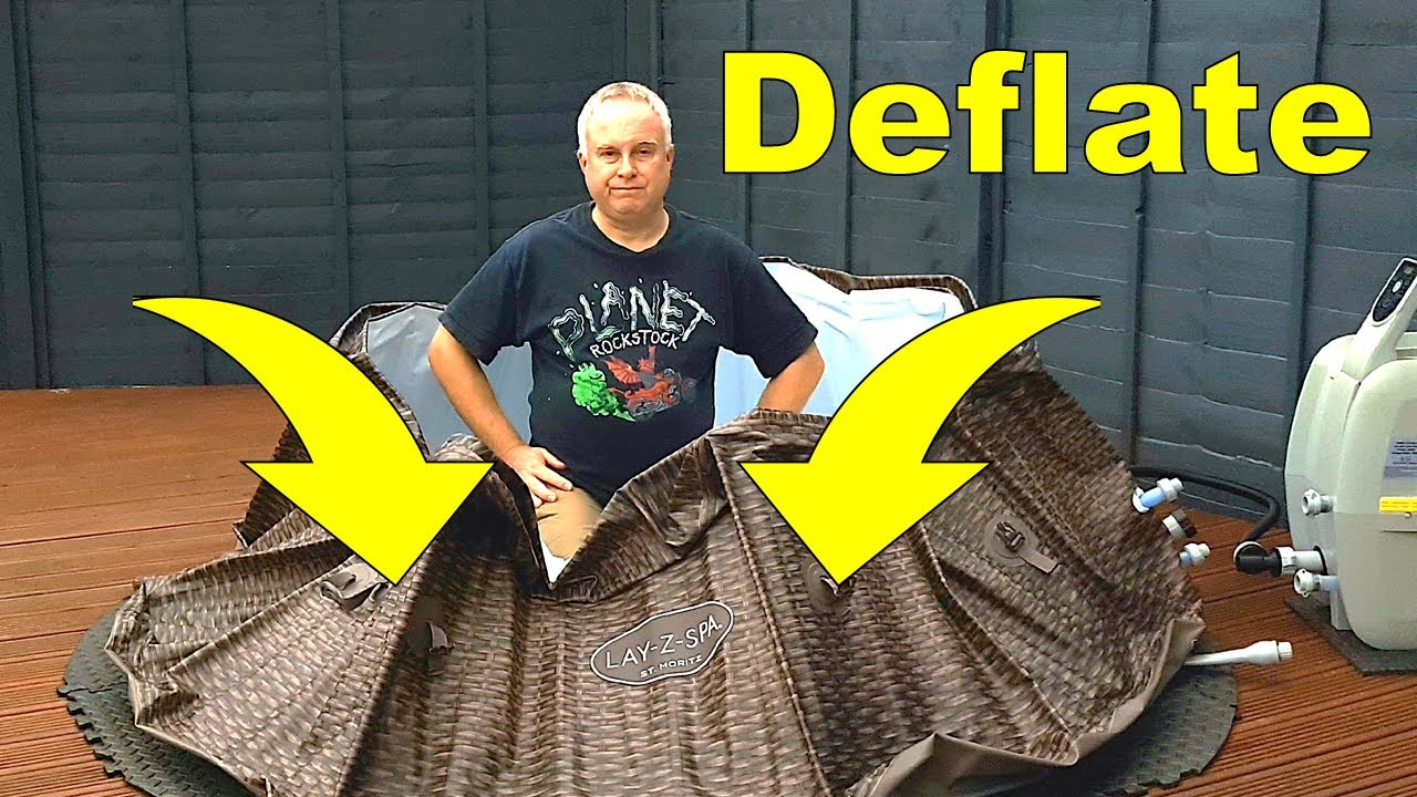 How to Deflate a Lay Z Spa Using the Pump | in just 5 Minutes ⏳