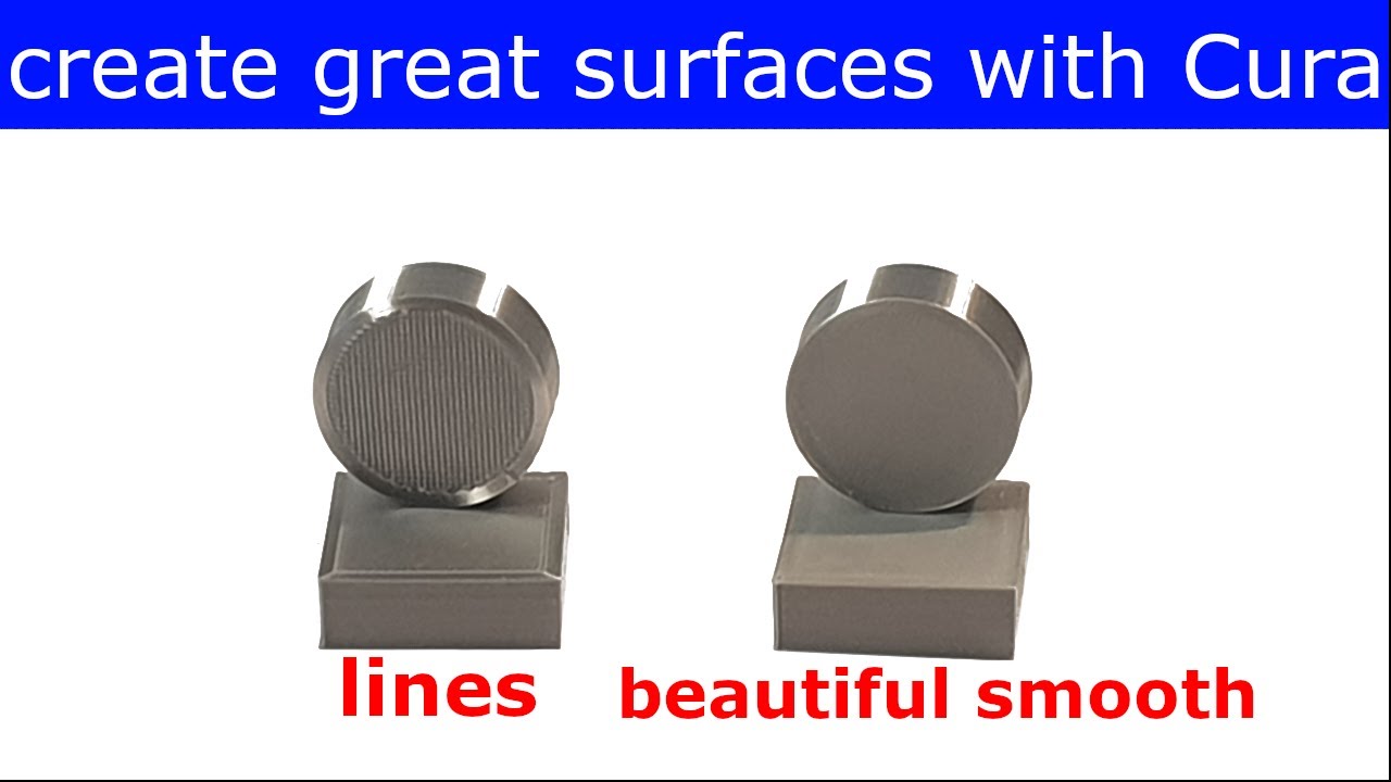 great 3d printed surfaces with cura