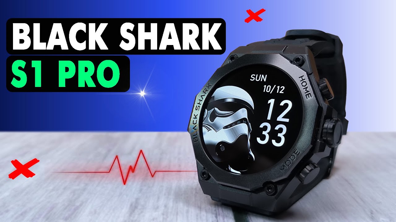 Xiaomi Black Shark S1 Pro. Смарт часы с ChatGPT, AMOLED, 60 Гц, защитой IP68 за 3 700 рублей. Обзор