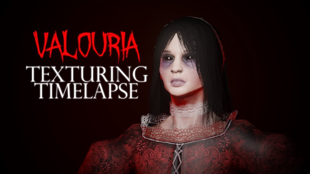 VALOURIA! texturing timelapse
