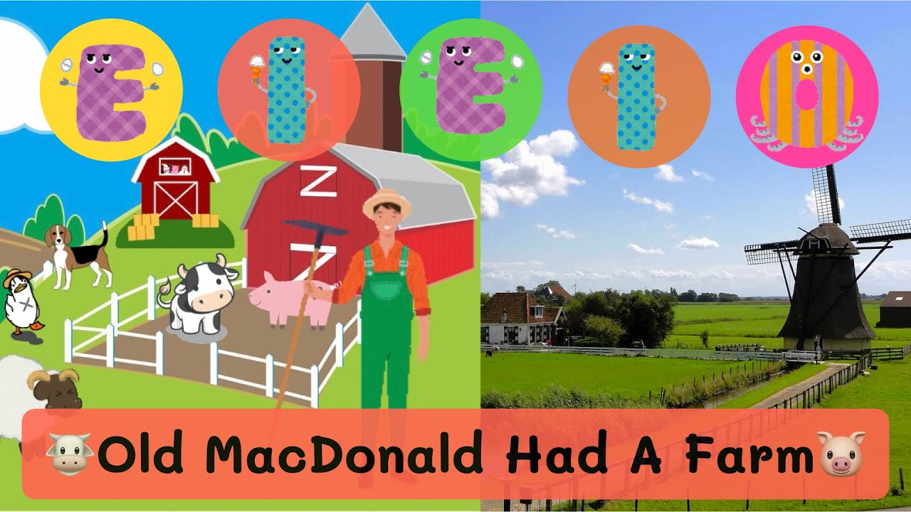 Old Macdonald Had A Farm (Mix) เพลงเด็กภาษาอังกฤษ