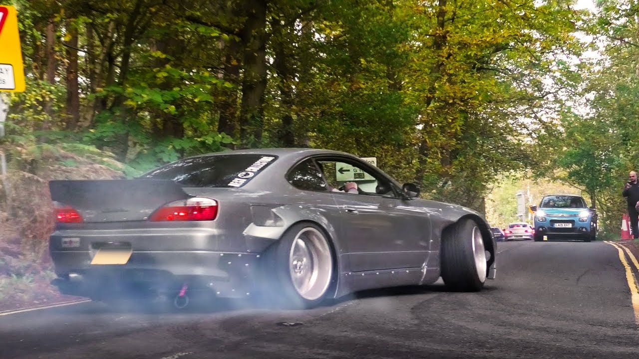 German vs. Japanese Cars Leaving a Car Meet - November 2019
