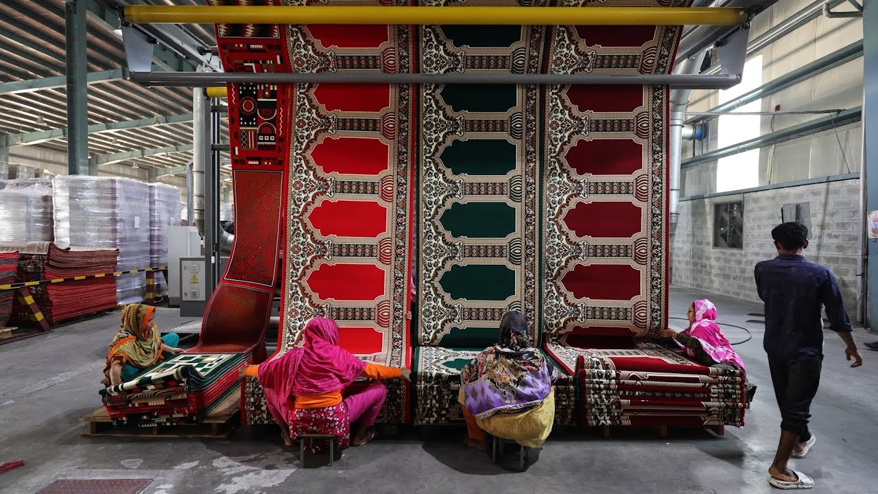 Inside Divine Carpet Factory: The Heart of Bangladeshi Craftsmanship | Snapitecture #factory #carpet