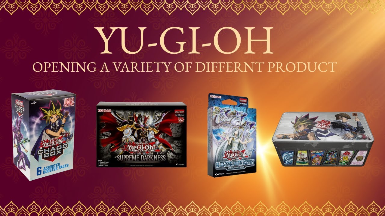 Yu-Gi-Oh 🔥Opening Up A Variety Of Yu-Gi-Oh Product🔥We have no clue what we're doing...Help Us Out!!!