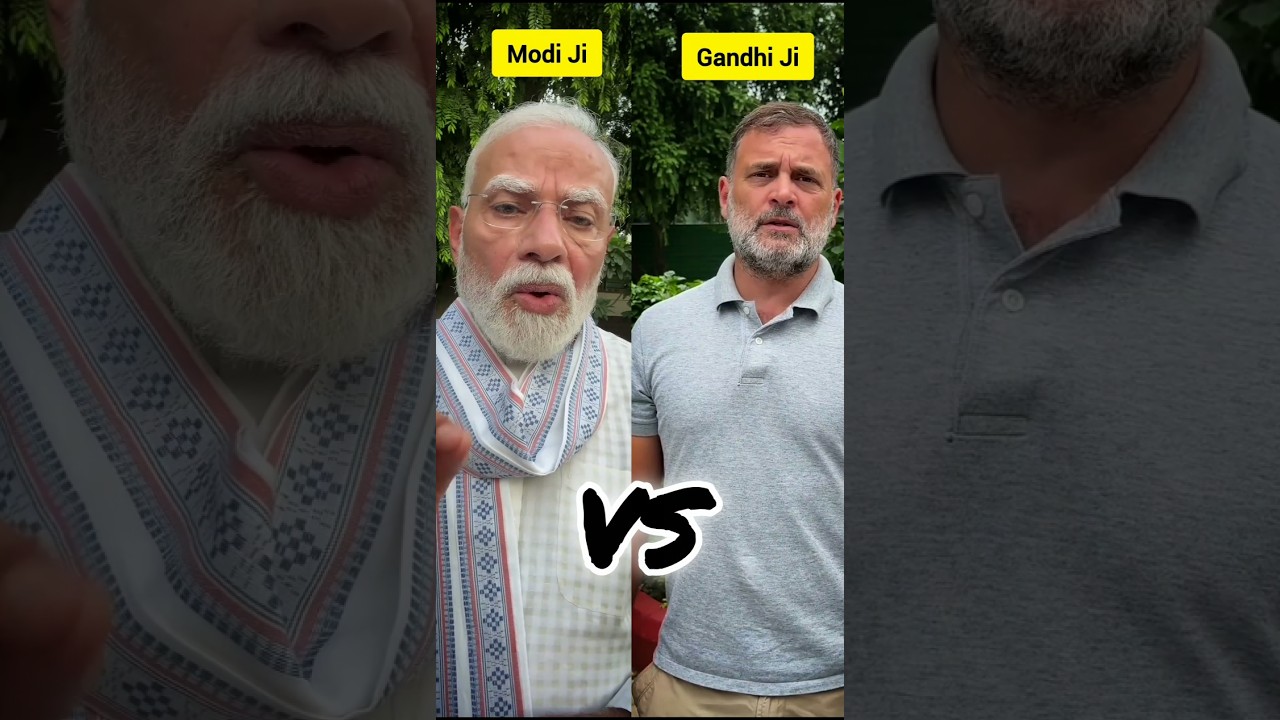 PM Modi vs Rahul Gandhi Report Card Exposed 🤯 #shorts