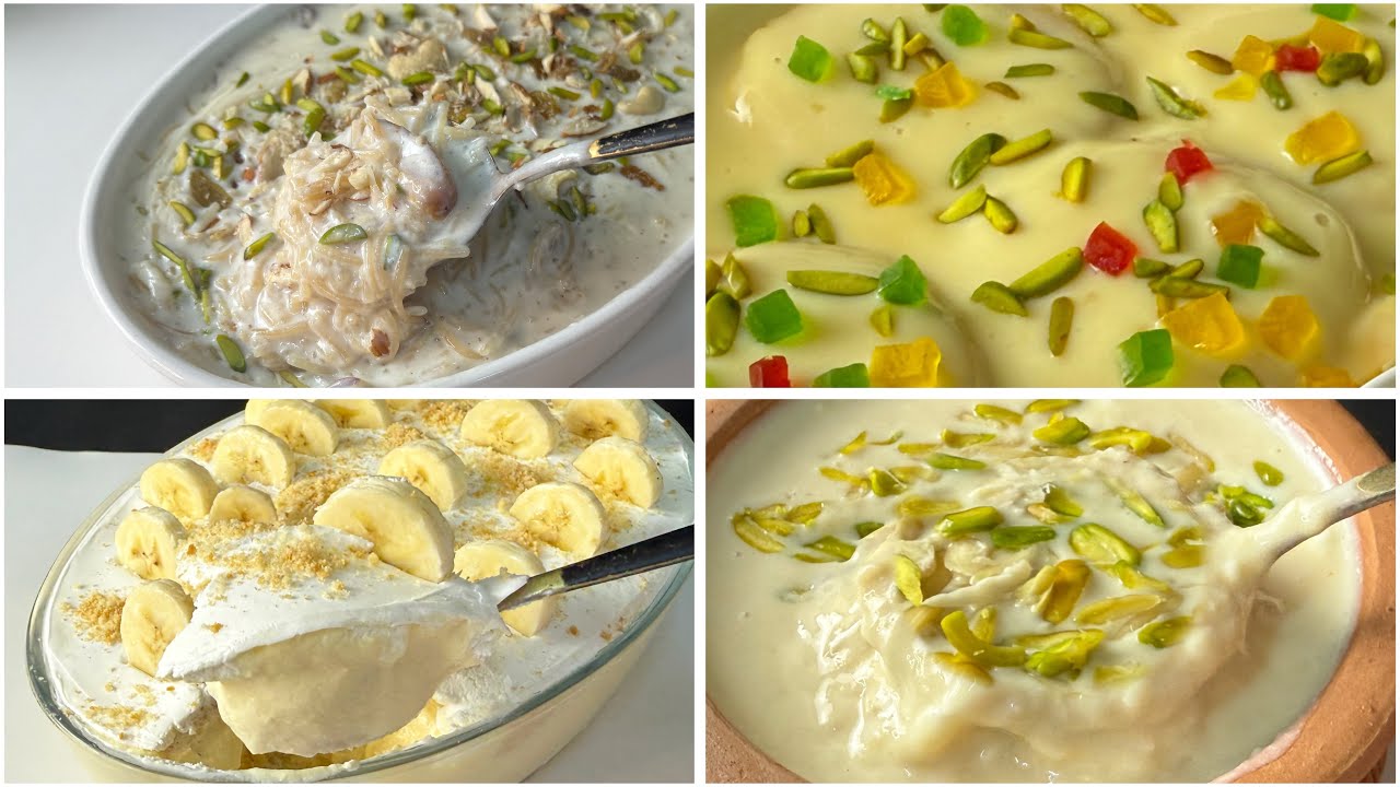 4 Easy Dessert Recipes That any one can make in Minutes 😍