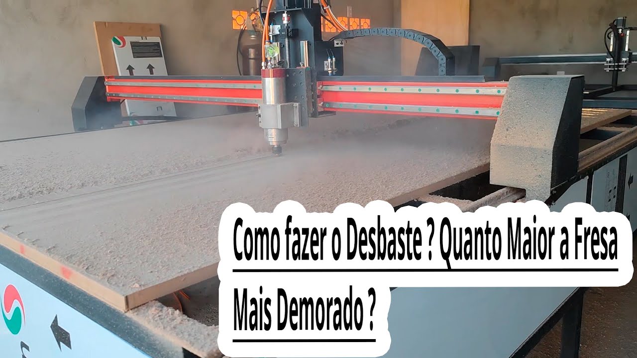Desbaste da Mesa de Sacrificio | Como eu Faço esse Procedimento #cncrouter