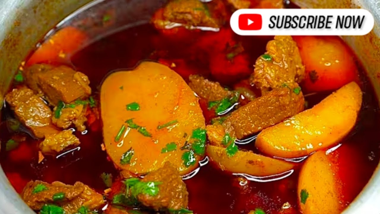 😱👌😋आलू गोश्त बनाने का सबसे best तरीका आपने पहले कभी नहीं देखा होगा😱😋Aloo gosht ka korma👌aloo gosht😋