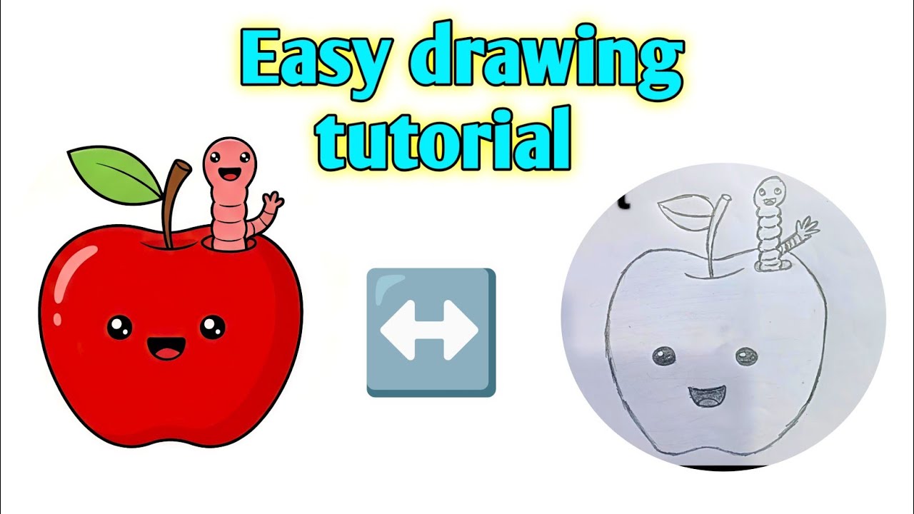 Easy Cute Drawing Tutorial for Kids and Adults | Simple Pencil Art#drawing #art #drawing tutorial