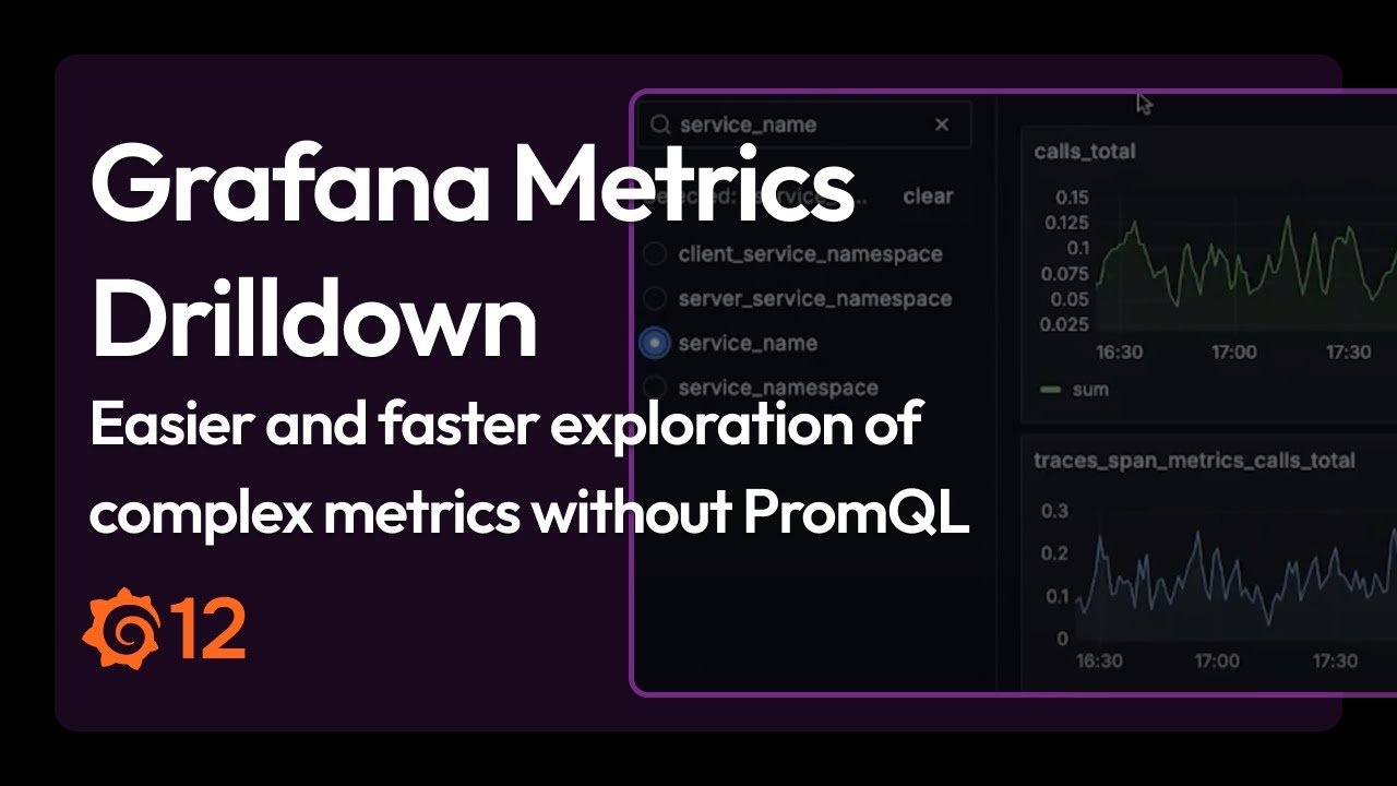 Reduce the Sea of Metrics: Faster Exploration Without PromQL: Grafana Metrics Drilldown Updates