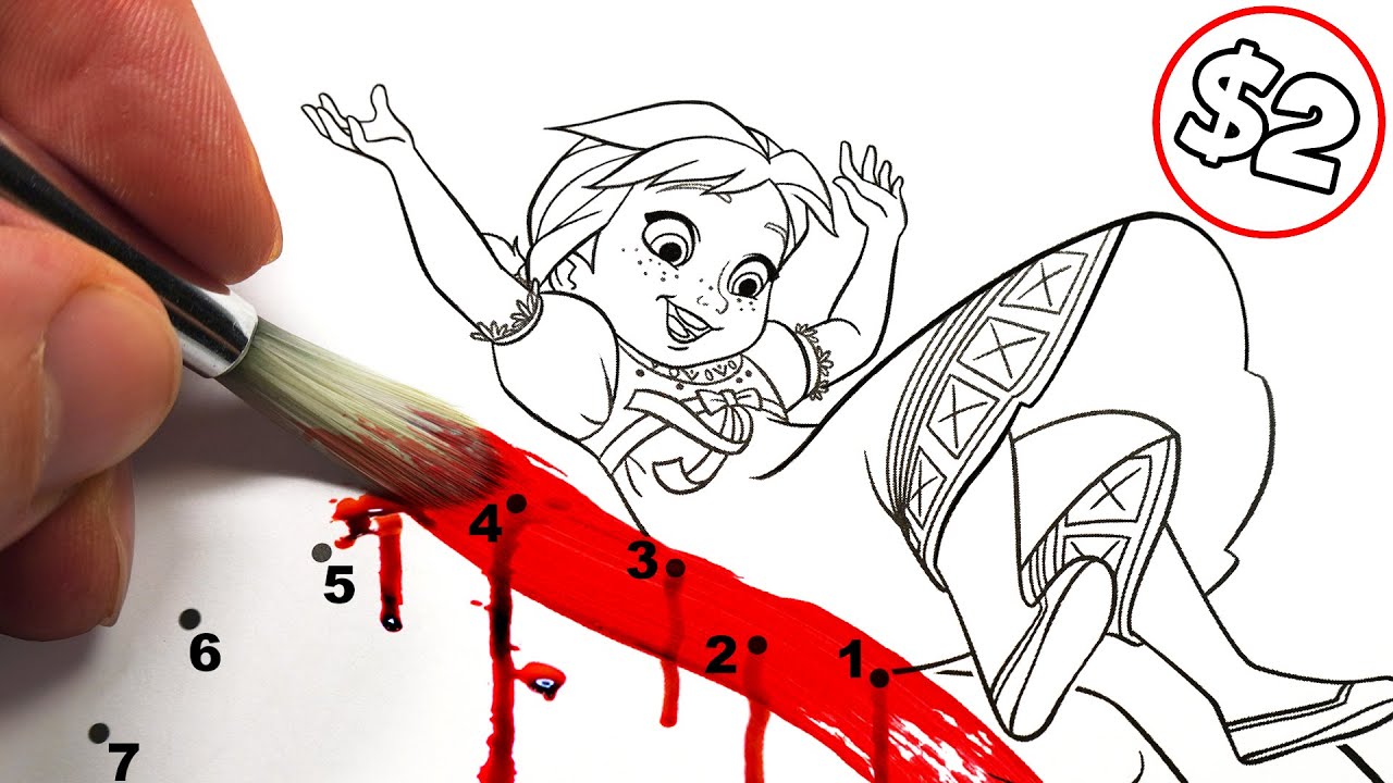 HORROR Artist vs $2 Disney FROZEN 