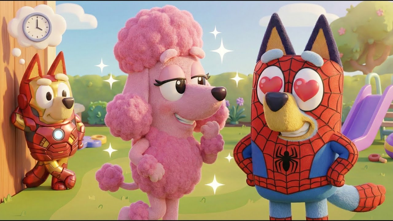 SPIDER-BLUEY Falls in LOVE?! 😍🕷️ Coco’s Big Surprise! (Iron Bingo Spying! 😱)