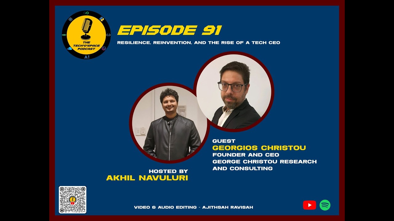 The Tech’o’Space Podcast Episode 91 - Resilience, Reinvention, and the Rise of a Tech CEO