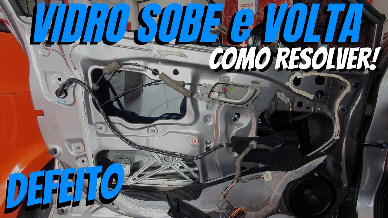 DEFEITO VIDRO ELÉTRICO / VIDRO SOBE BATE E VOLTA - COMO RESOLVER! LINHA HONDA CIVIC/H-RV/CITY