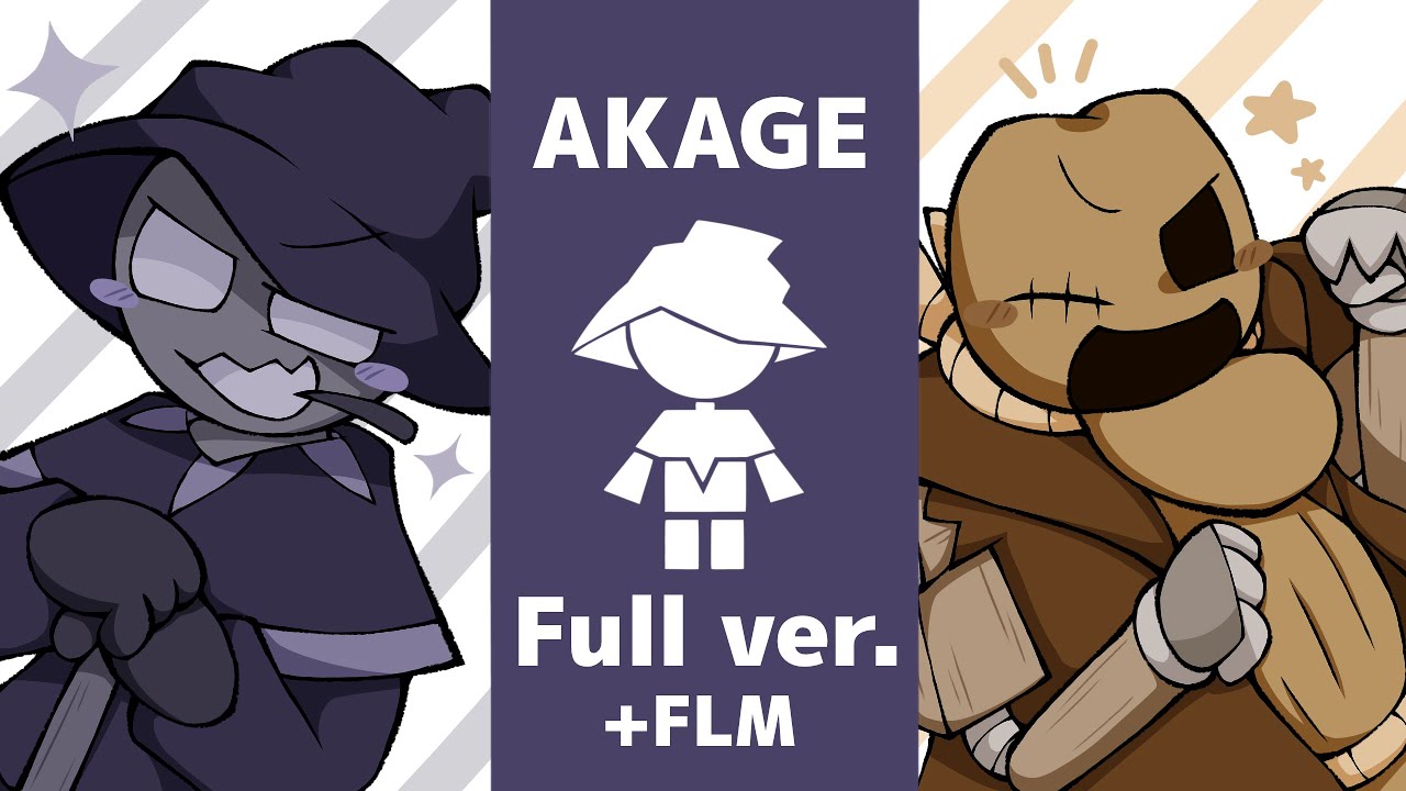 AKAGE[赤毛]but Zardy and Cablecrow sing it!(Full ver.)+FLM 【FNF】