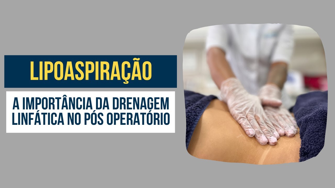 Drenagem linfática no pós operatório da lipoaspiração | Dr. Ricardo Drummond
