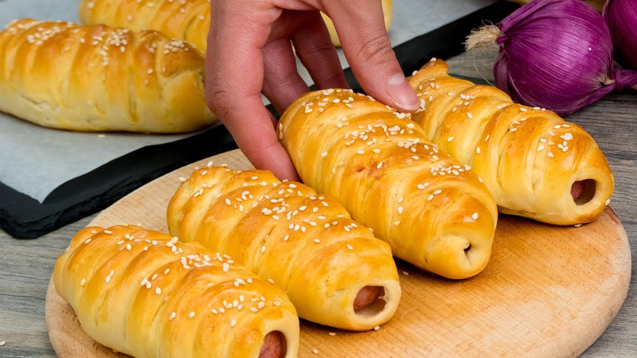 W sklepie takiego nie kupisz ... Parówki w cieście są bardzo smaczne i dość proste! | Smaczny.TV