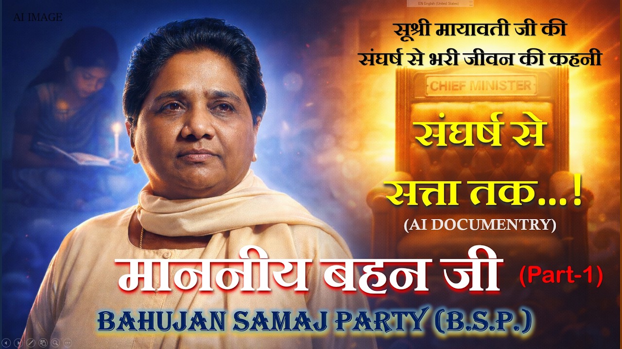 मायावती की अनसुनी कहानी | AI Documentary | Teacher से 4 बार CM तक | BSP Iron Lady