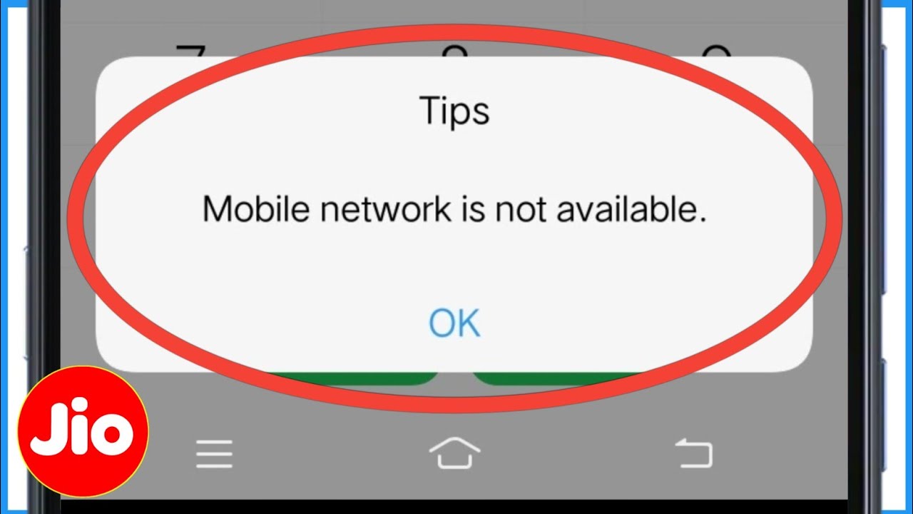 Mobile Network Is Not Available Jio Sim Problem | Jio Mobile Network Is Not Available