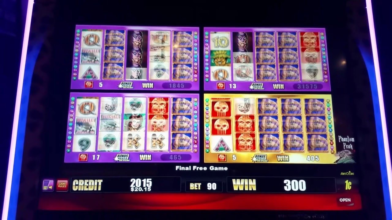 The Phantom slot machine bonus round at Maryland Live! Casino