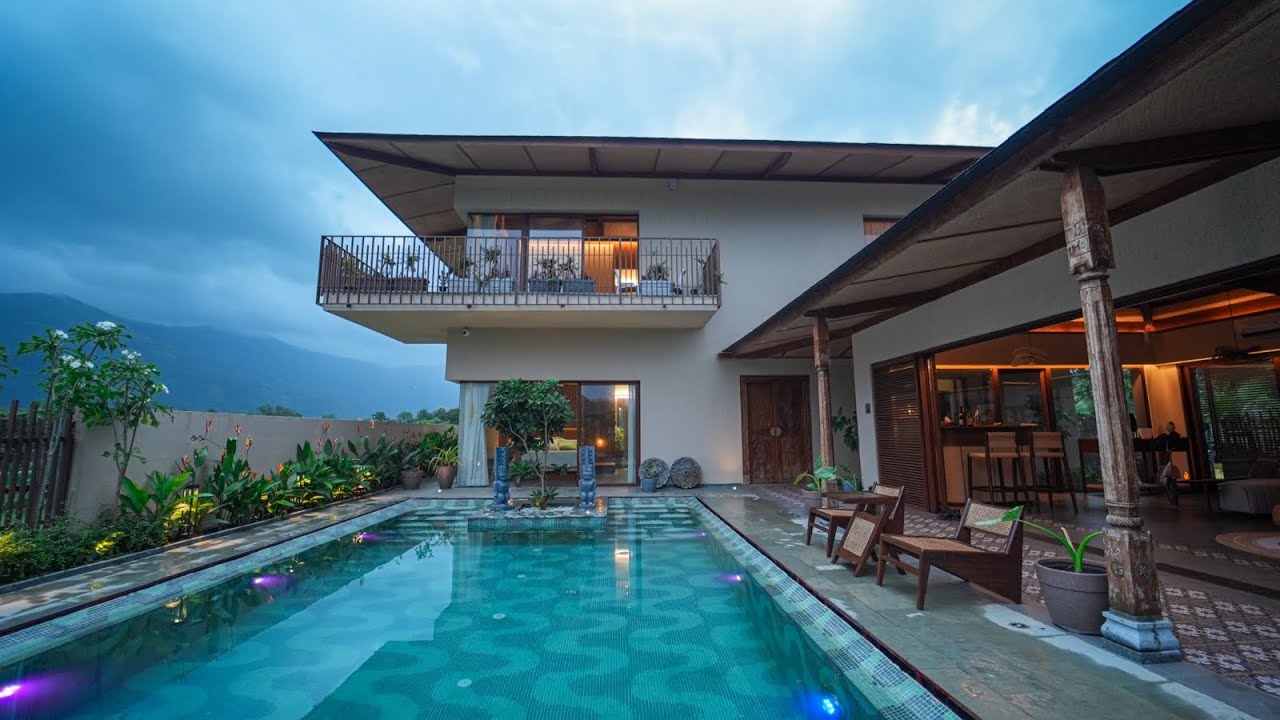 VILLA FOR SALE IN KARJAT | BALI THEME | CONTACT - 8390779969