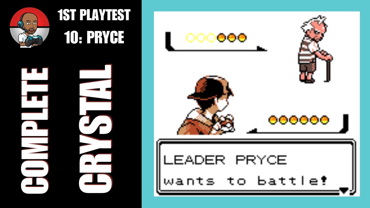 Playtesting my Pokémon Crystal Rom Hack! Ch 10: Gym Leader Pryce