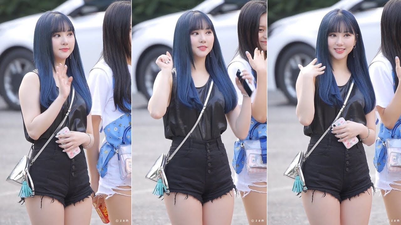 180720 여자친구 GFRIEND 은하 - 뮤직뱅크 출근길 (KBS신관공개홀) 직캠 fancam by zam