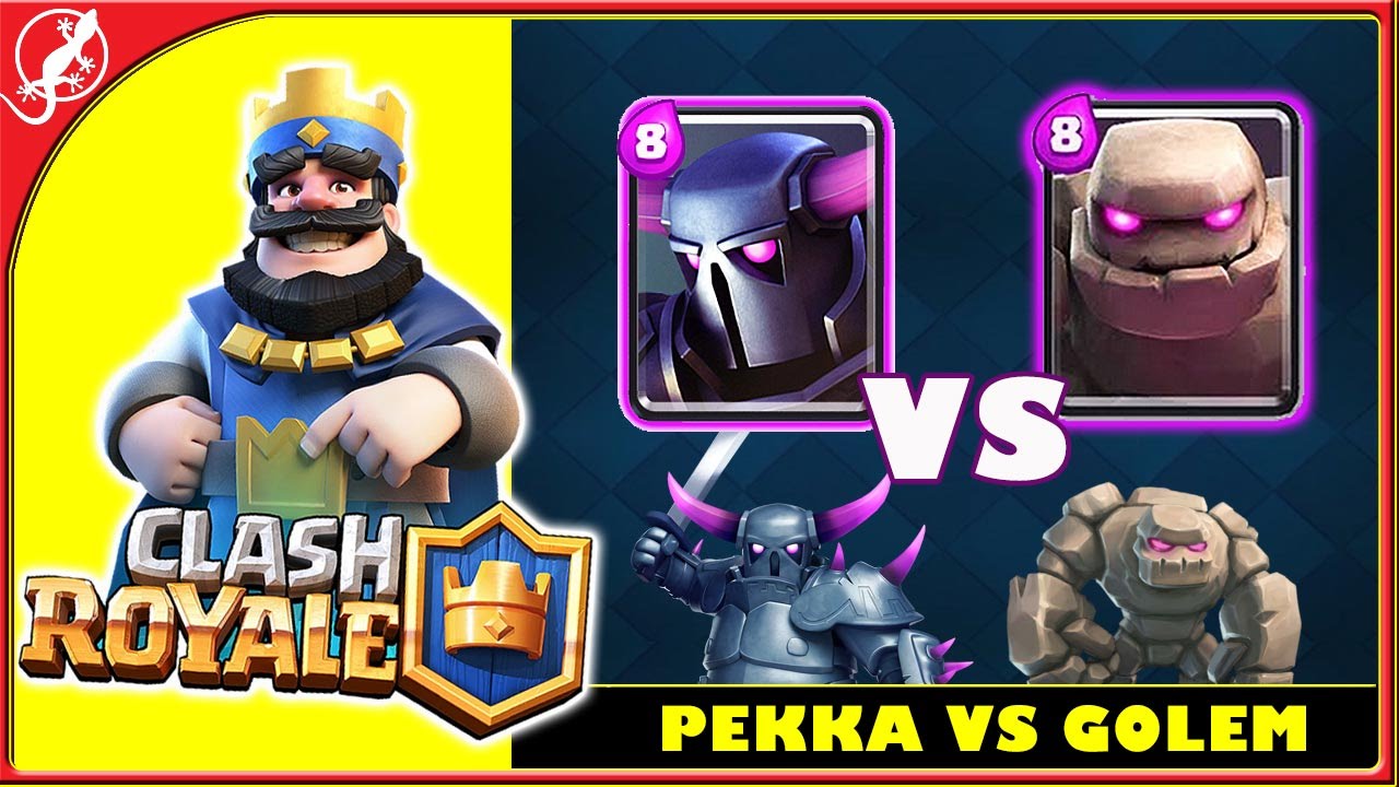 Clash Royale : Pekka VS Golem !