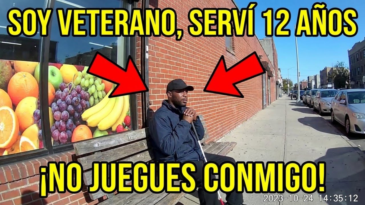 Oficial exige bastón a veterano ciego; sigue una demanda de $10 millones.