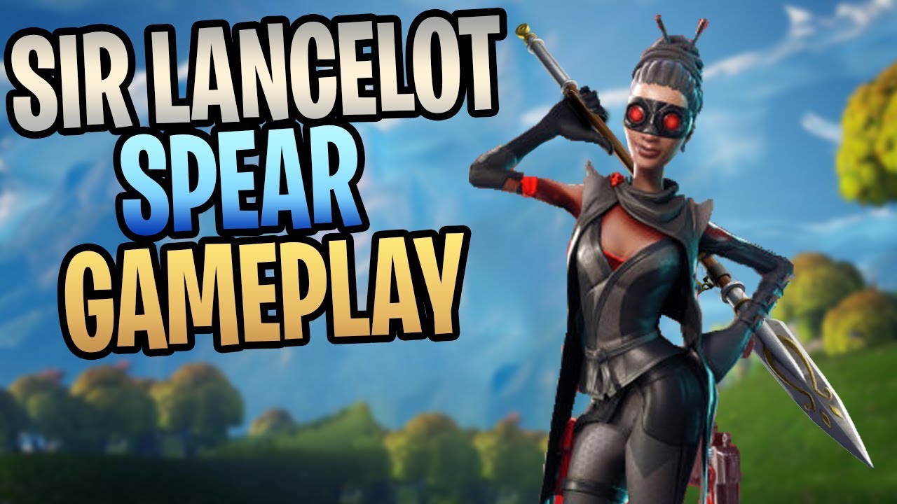 FORTNITE - New LVL 130 SIR LANCELOT Medieval Spear Save The World Gameplay