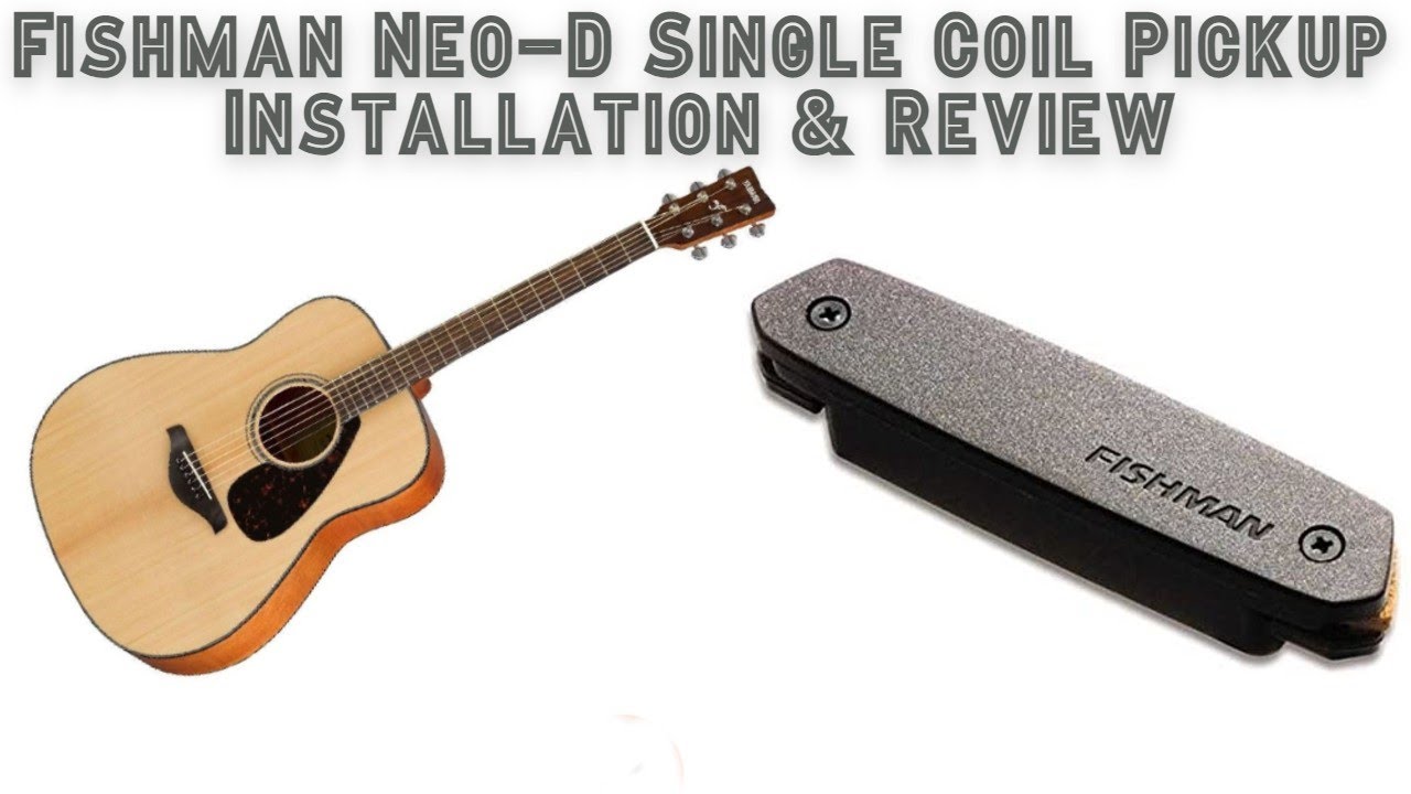 Affordable Guitar Pickup Installation & Review - Fishman Neo-D Single Coil