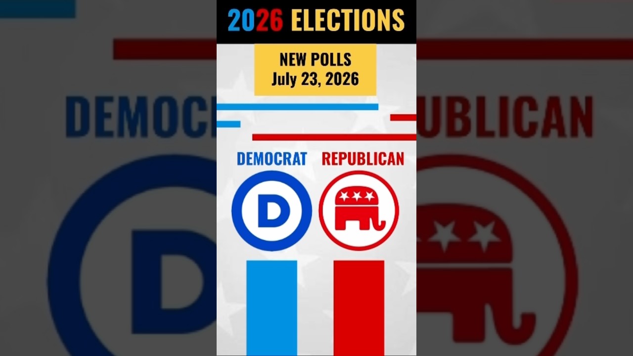 2026 Generic Ballot Poll Update Midterm Elections #2026election #midterms #electionpolls #uspolitics