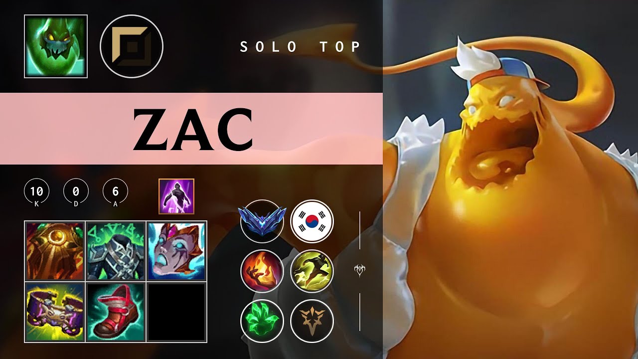 Zac Top vs K'Sante - KR Diamond Patch 26.02