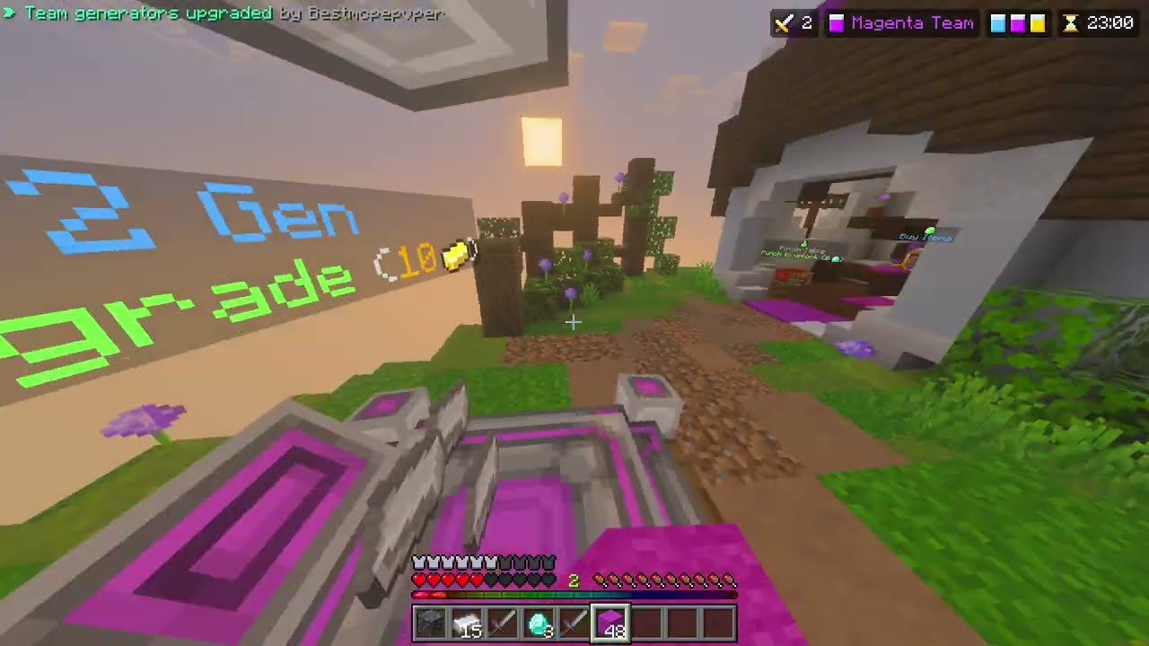 The HIVE Bedwars Controller Gameplay #87