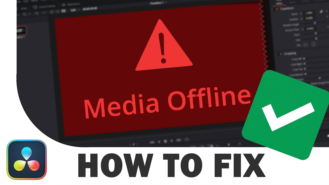 How to Fix “MEDIA OFFLINE” | DaVinci Resolve Tutorial