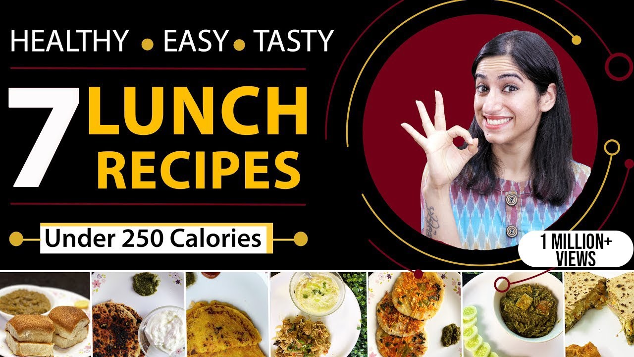 7 Lunch Recipes for Weight Loss (Vegetarian) | By GunjanShouts