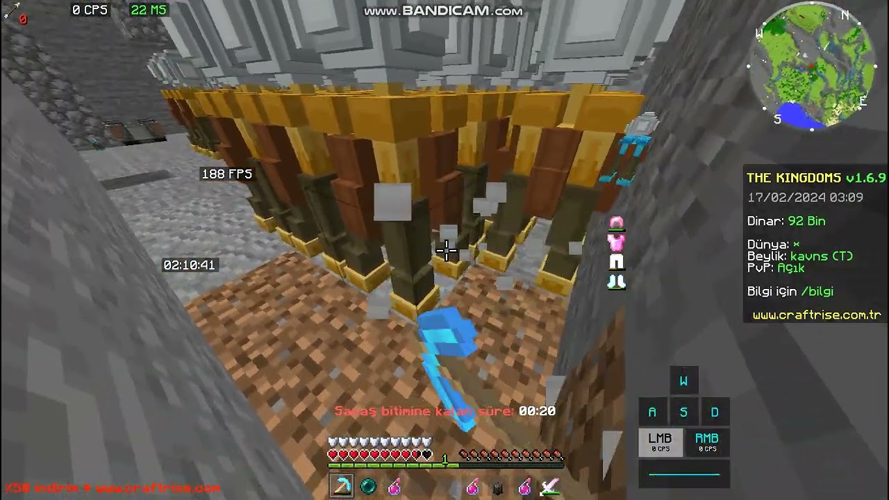 CRAFTRİSE THE KİNGDOMS tuzak beyligini raidledim ?