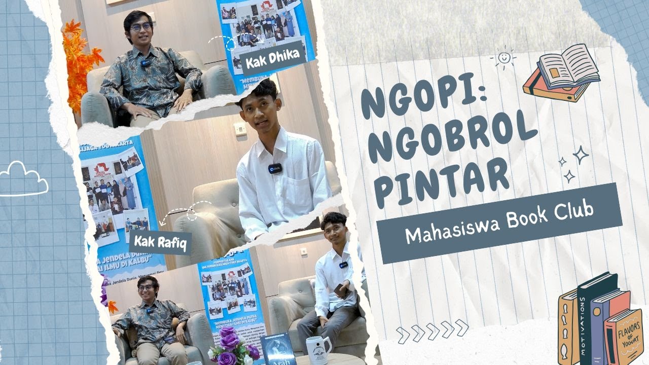 Ngopi: #NgobrolPintar 6 Bareng Mahasiswa Book Club Perpustakaan UIN Sunan Kalijaga