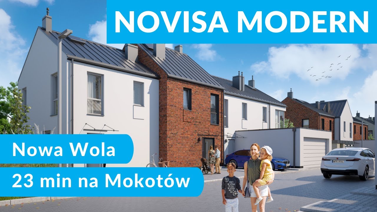 NOVISA MODERN - Nowa Wola - 23 min do GALERII MOKOT&Oacute;W