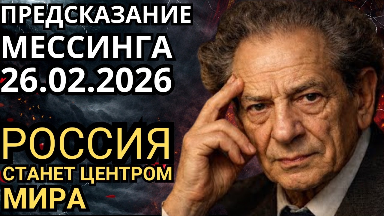 ПРОРОЧЕСТВО МЕССИНГА ДЛЯ РОССИИ - НА 26 ФЕВРАЛЯ 2026 ГОДА!