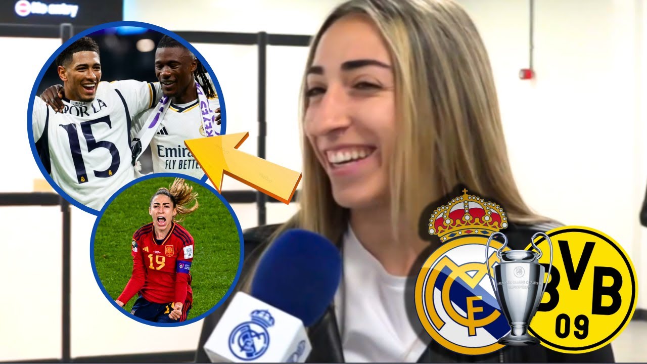 🎙️🔴OLGA CARMONA ESTÁ EN WEMBLEY DANDO FUERZA A NUESTRO EQUIPO (NOTICIAS DEL REAL MADRID )